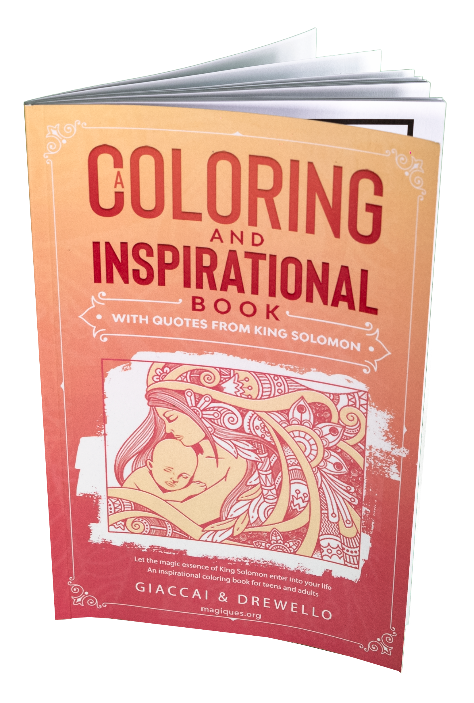 Magiques Coloring Book Cover 3D Salomon Quotes